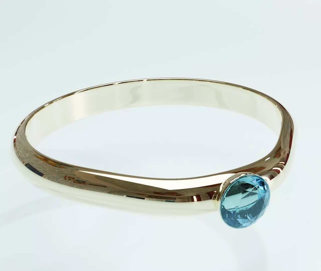 Diamond Ring Free 3D model_0