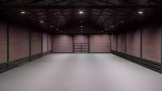 WAREHOUSE interior in the classic style model 3D model