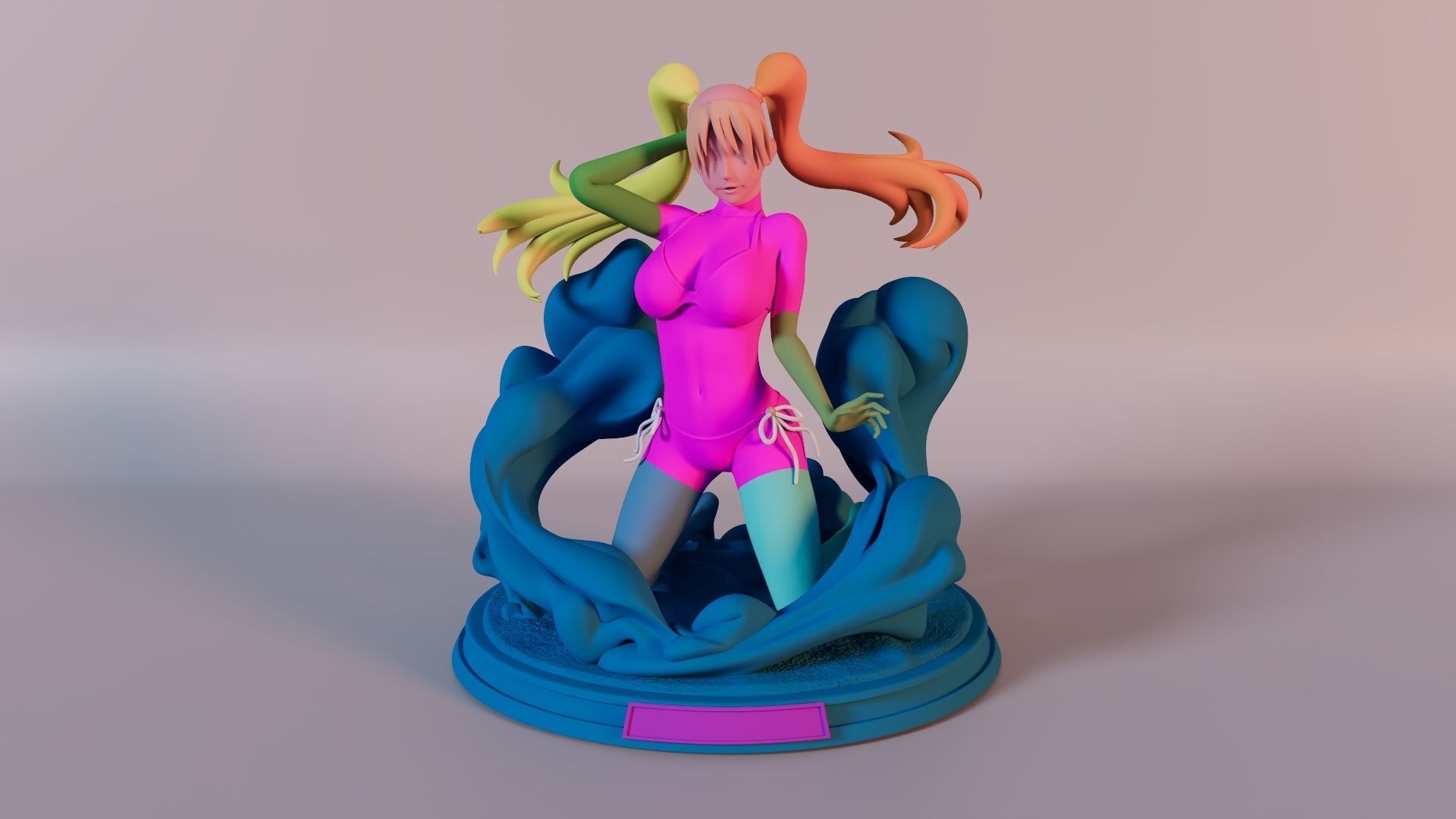 Naruto Sexy Jutsu Statue 3D print model_4