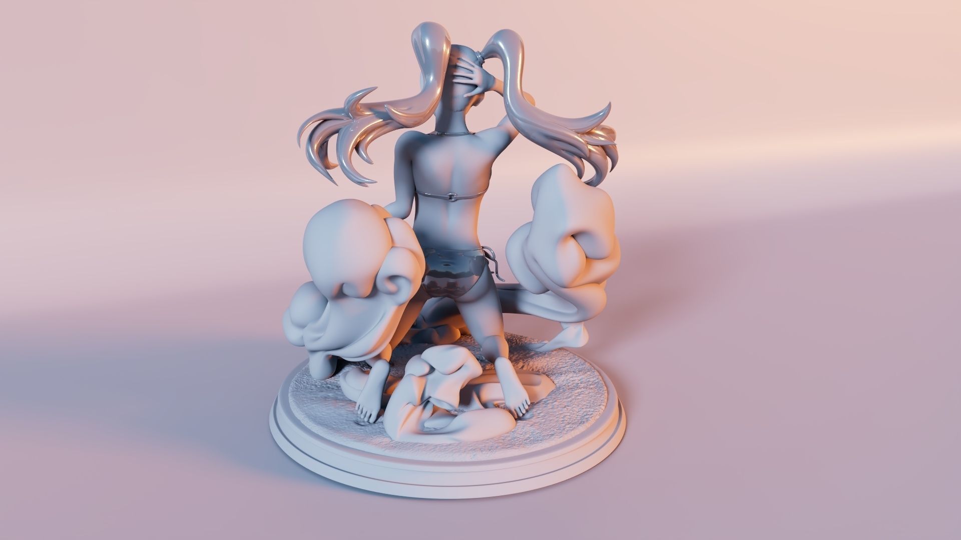 Naruto Sexy Jutsu Statue 3D print model_1