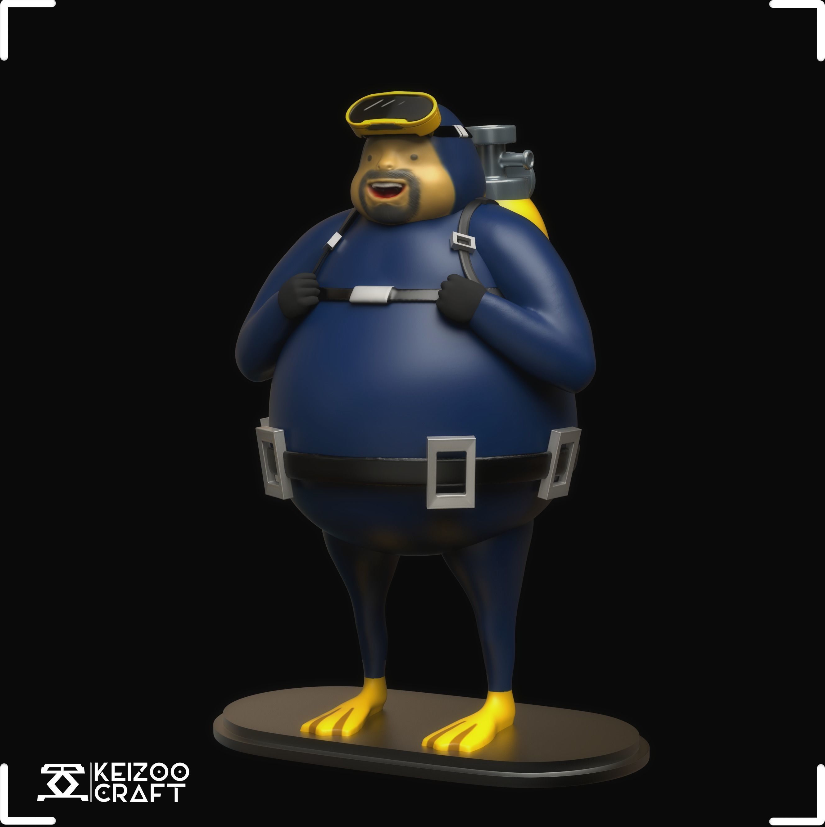 DAVE THE DIVER 3D print model_8