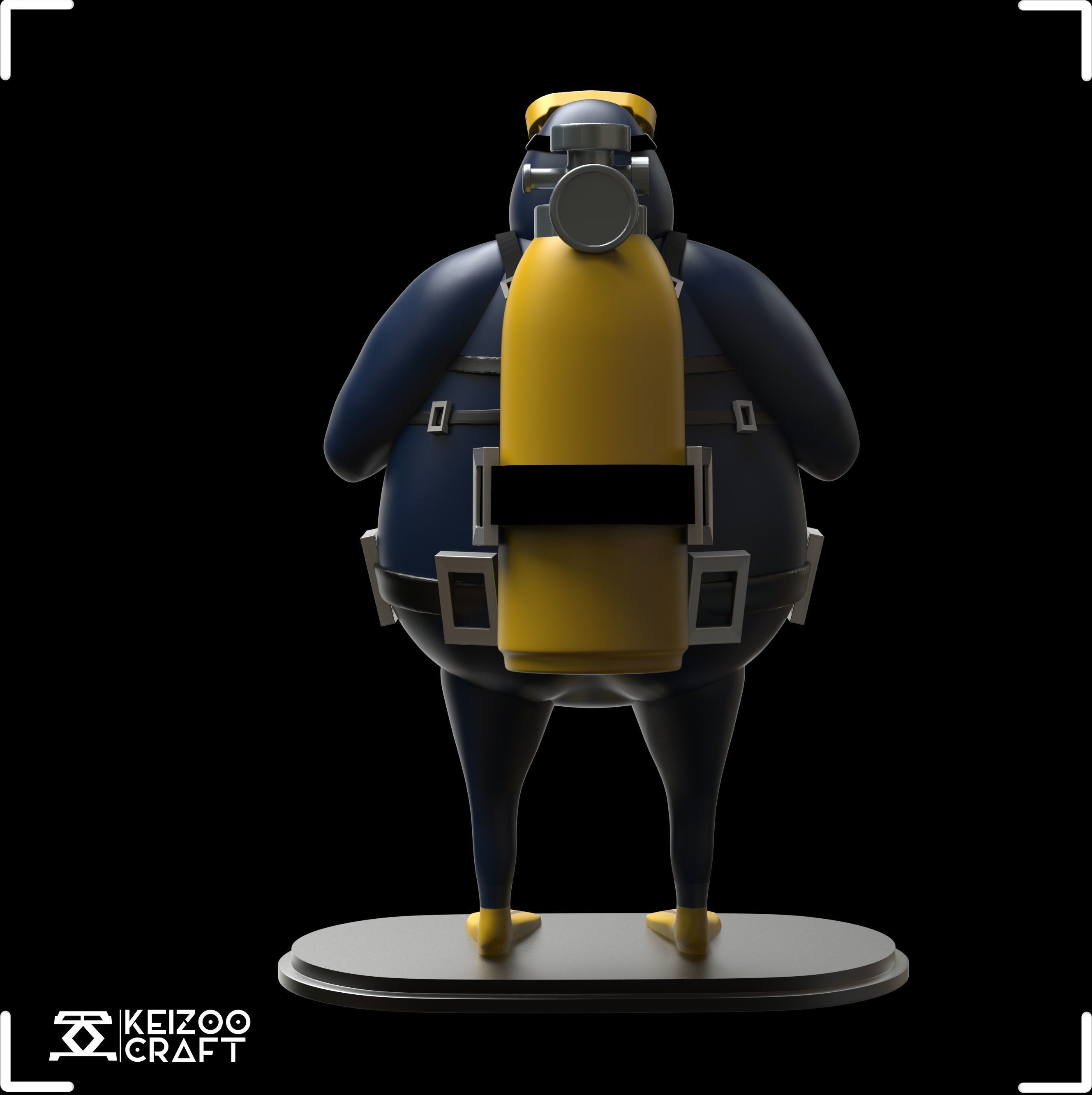 DAVE THE DIVER 3D print model_9