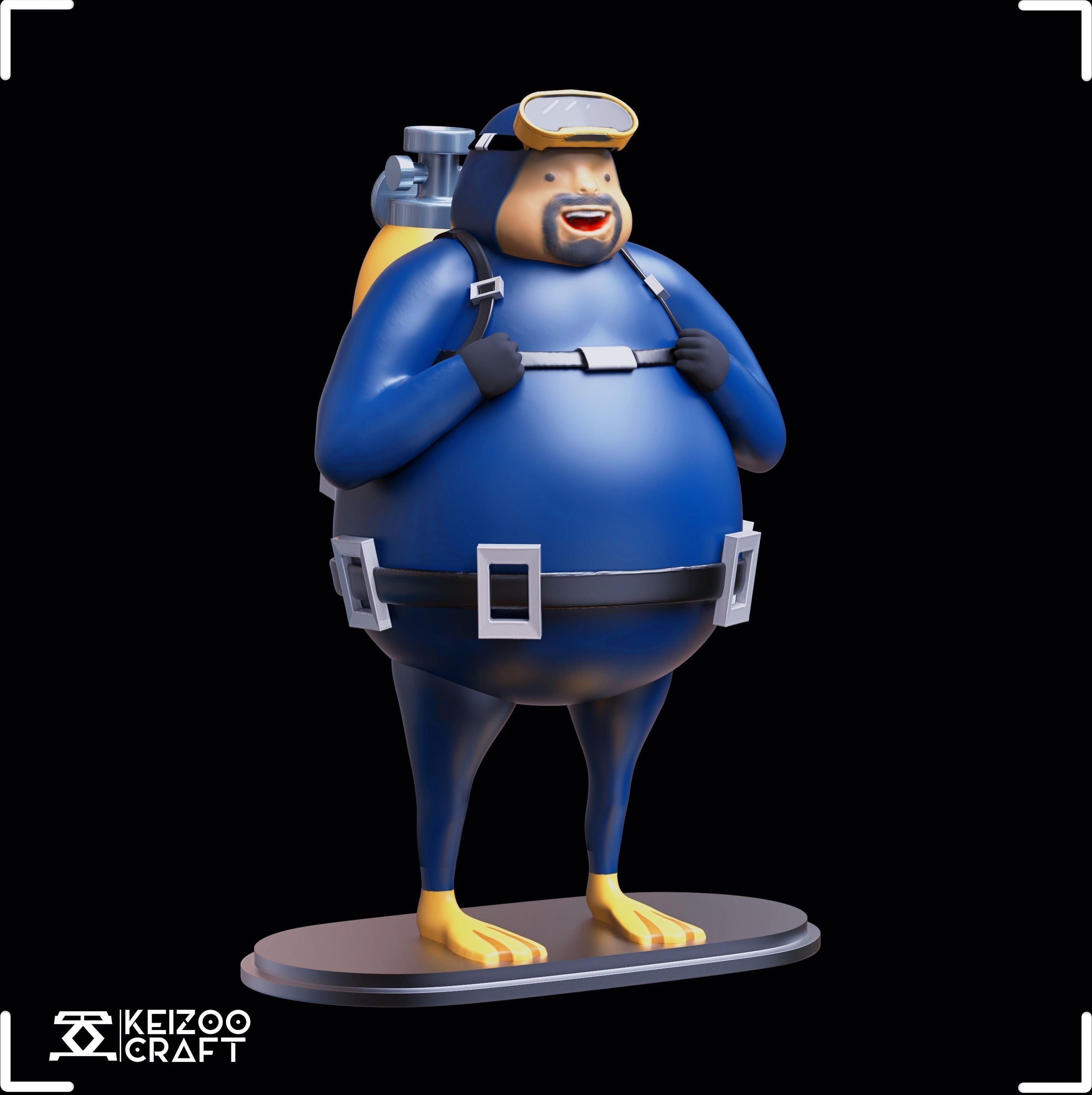 DAVE THE DIVER 3D print model_10
