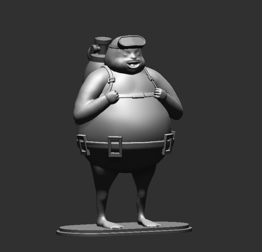 DAVE THE DIVER 3D print model_2
