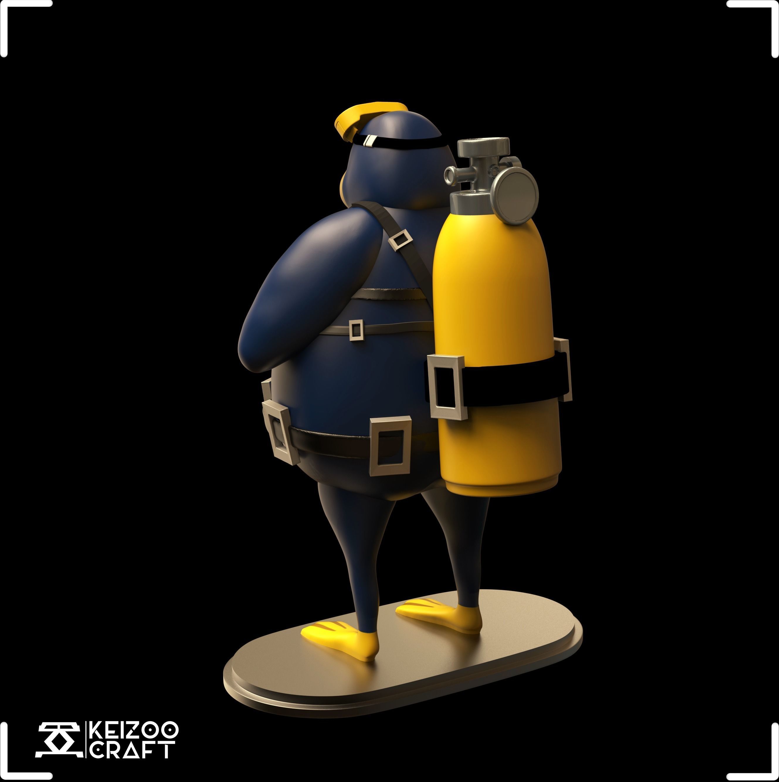 DAVE THE DIVER 3D print model_1