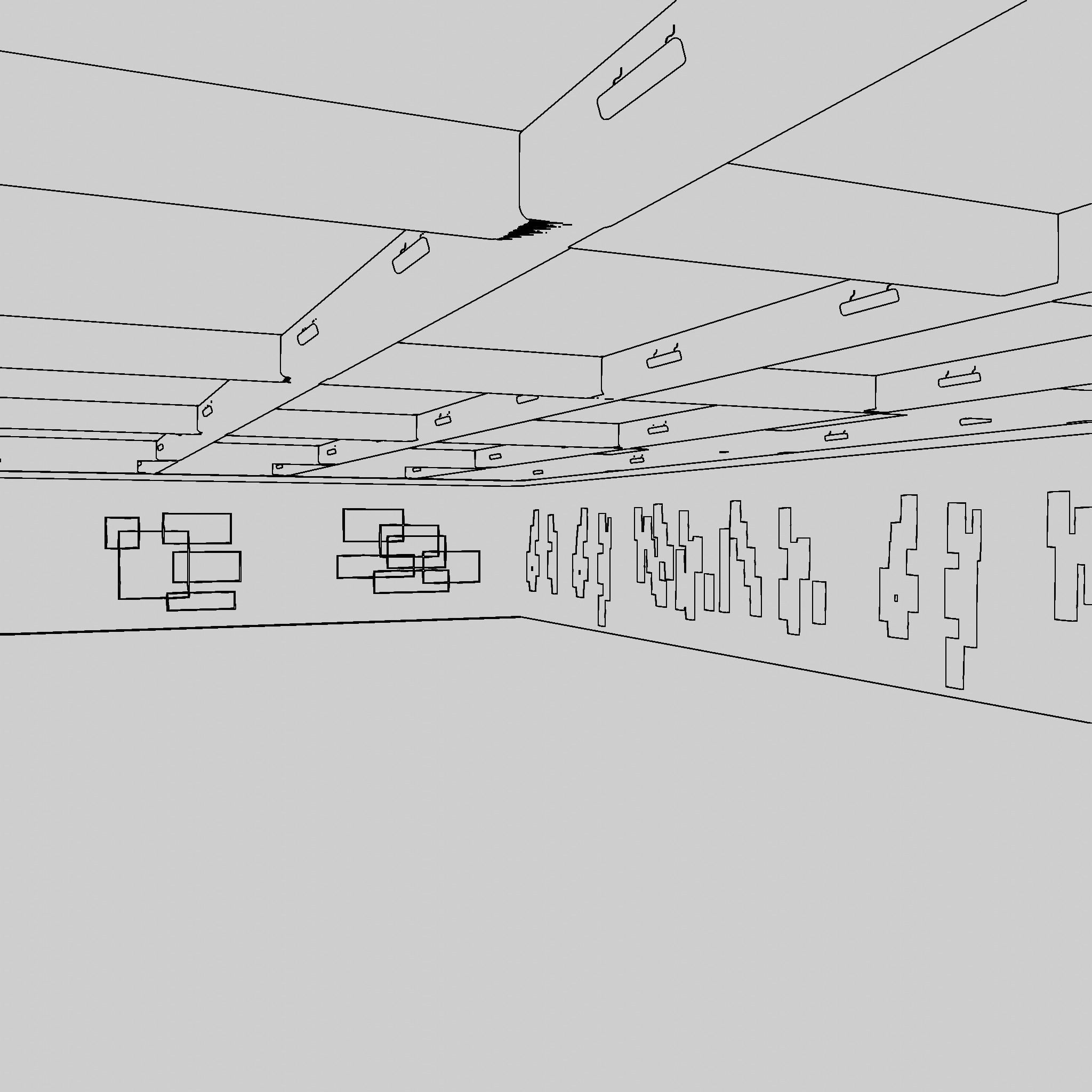 3D Hall WAREHOUSE interior 3D car studio 3D model_6