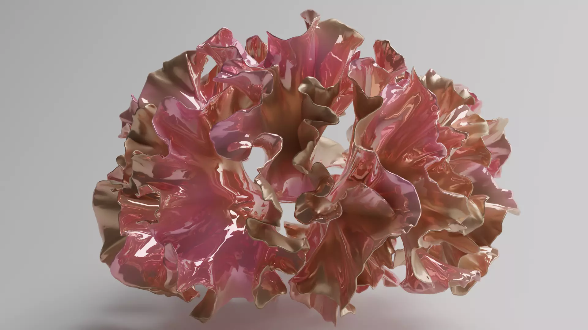 Abstract Coral decor V1 3D model_0