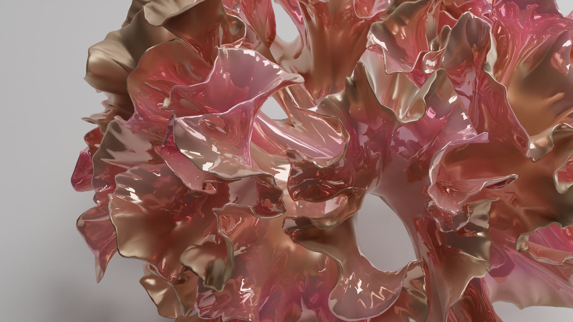 Abstract Coral decor V1 3D model_3