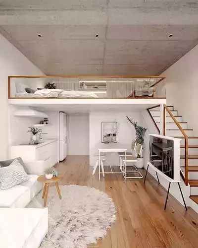 Minimalist Studio 66m2