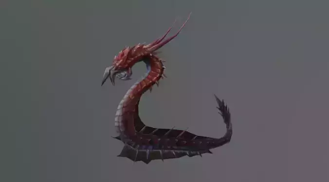 Monster Insect Fantasy Low Poly