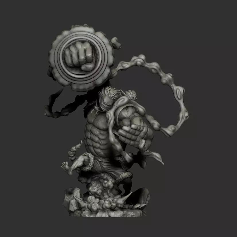 LUFFY GEAR 4 KONG GUN - FAN ART 3D print model_0