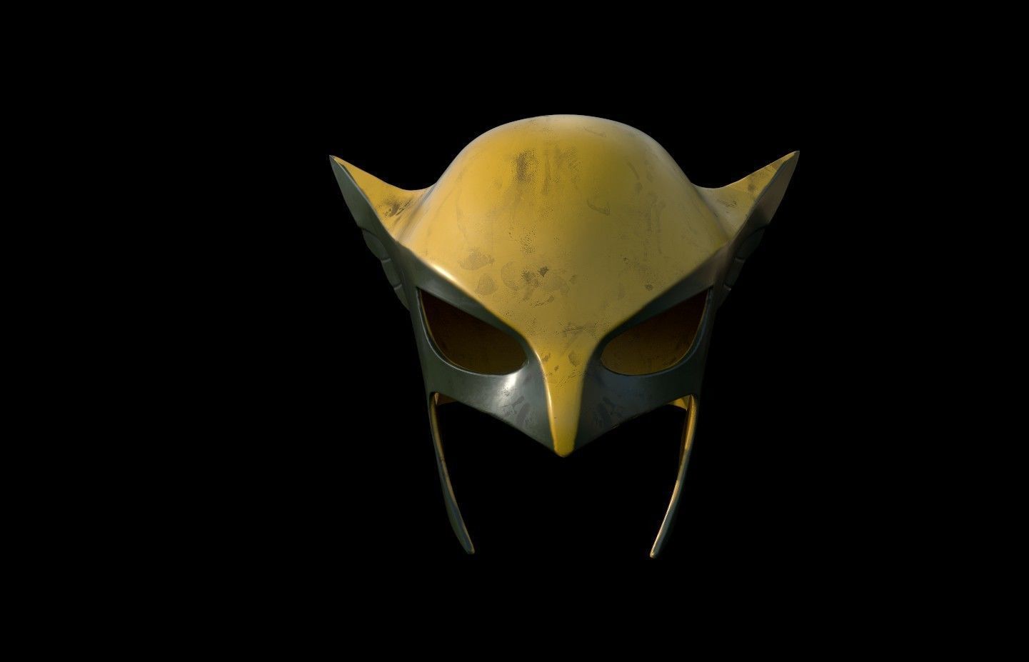HawkGirl Helmet 4 versions included 3d digital download 3D print model_5