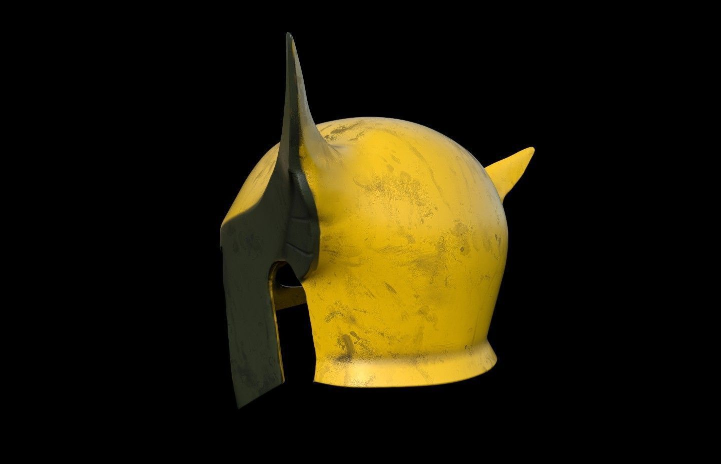 HawkGirl Helmet 4 versions included 3d digital download 3D print model_3