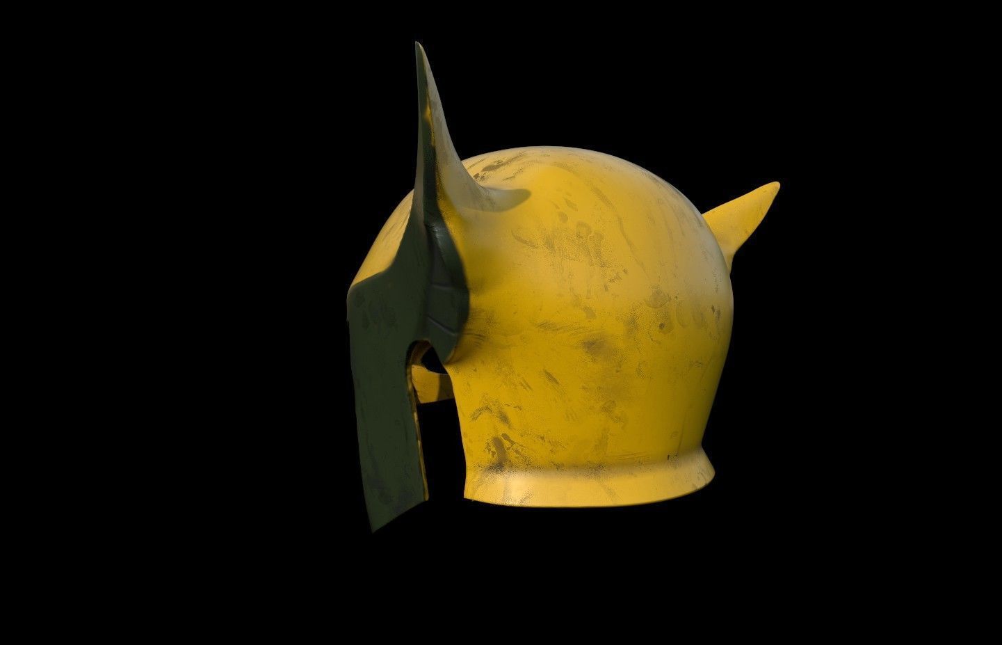 HawkGirl Helmet 4 versions included 3d digital download 3D print model_7