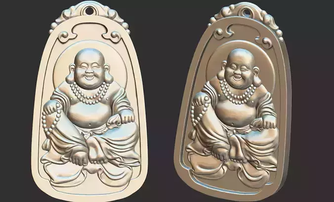 Maitreya Buddha pendant