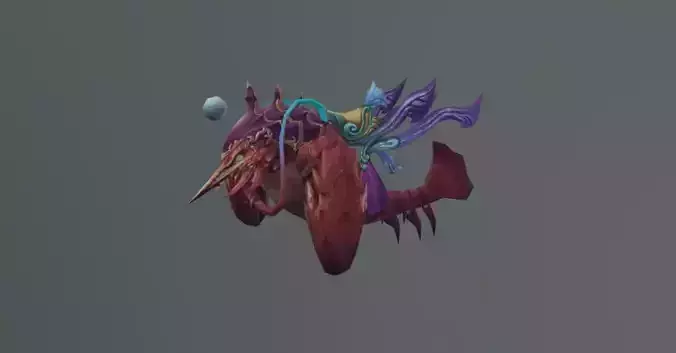 Lobster Fantasy Monster Low Poly