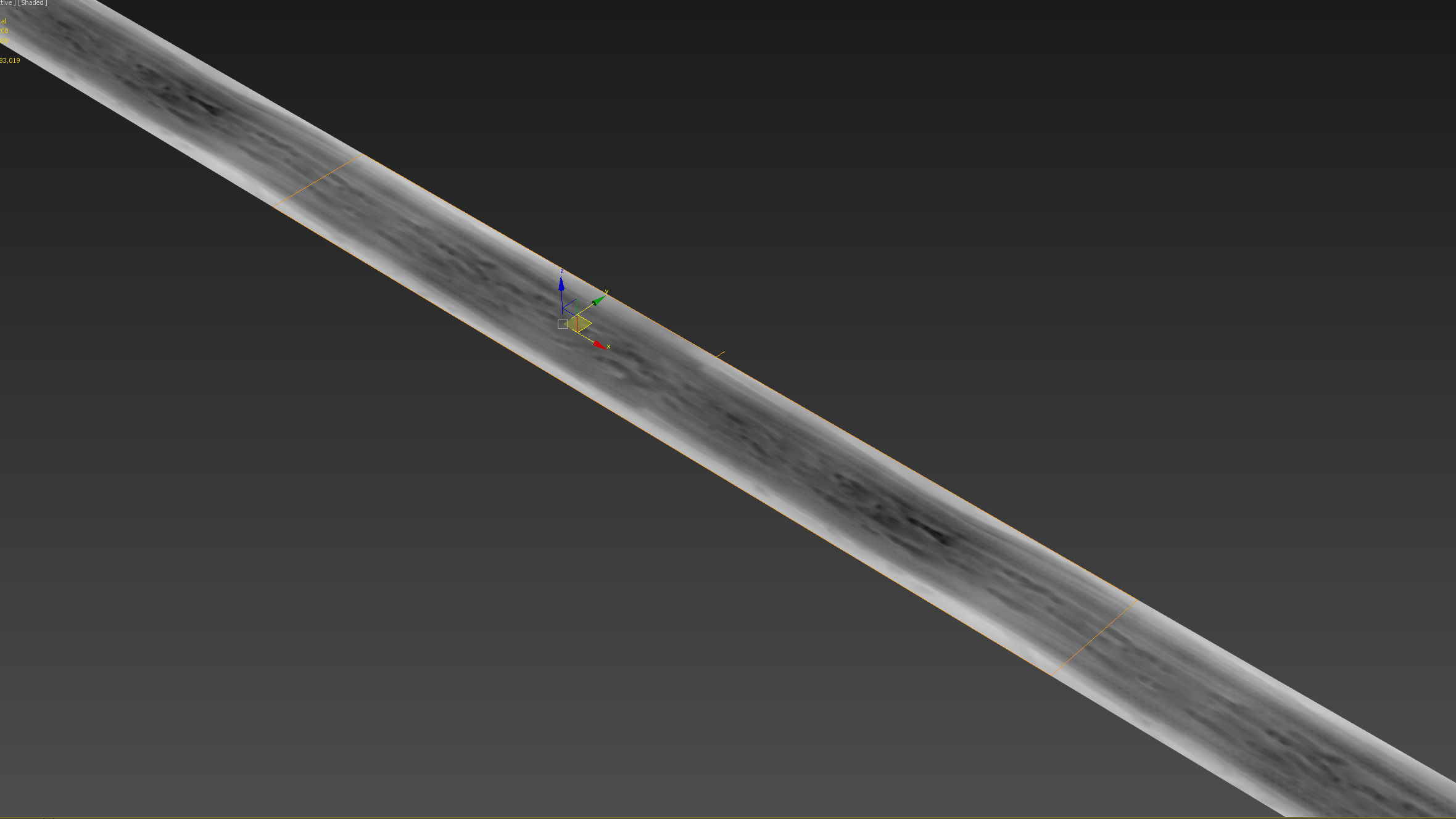 Winter ATV road 05 - 12 meters 3D model_8