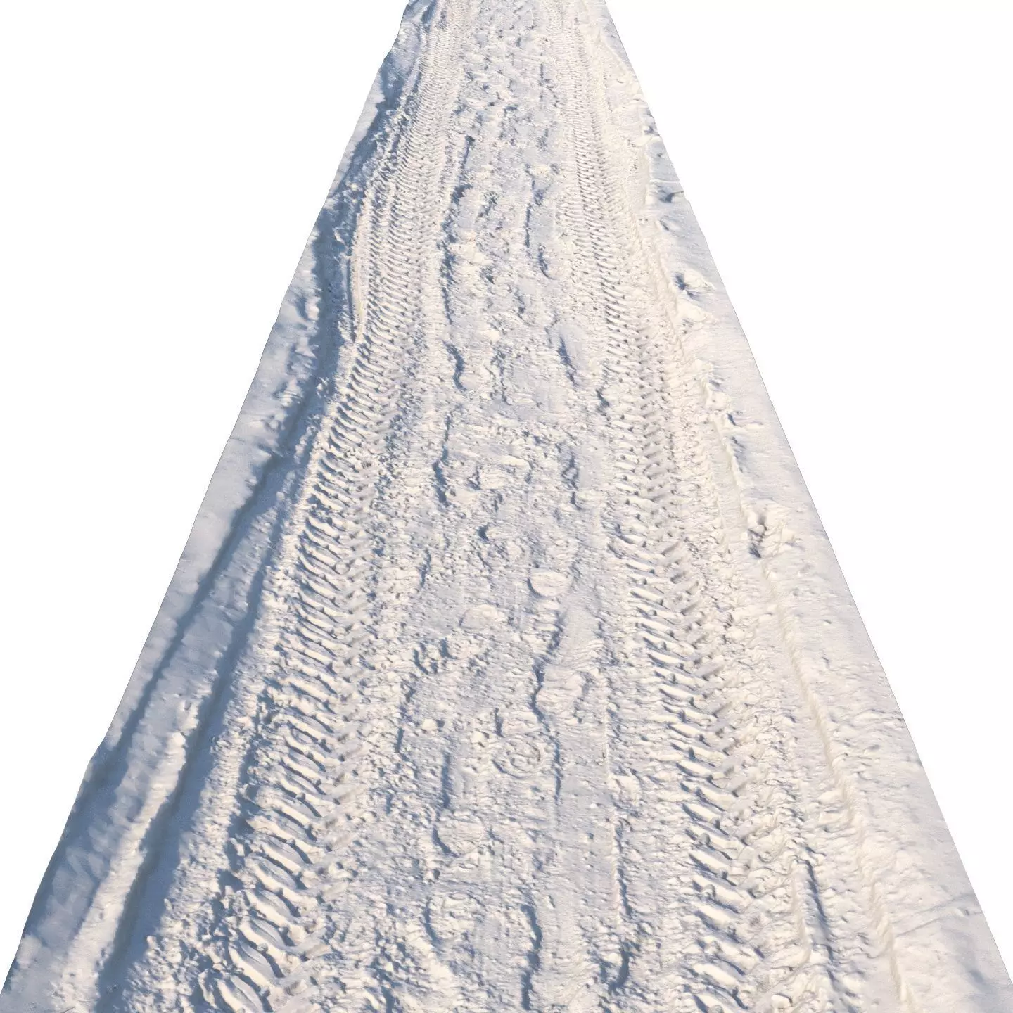 Winter ATV road 05 - 12 meters 3D model_0