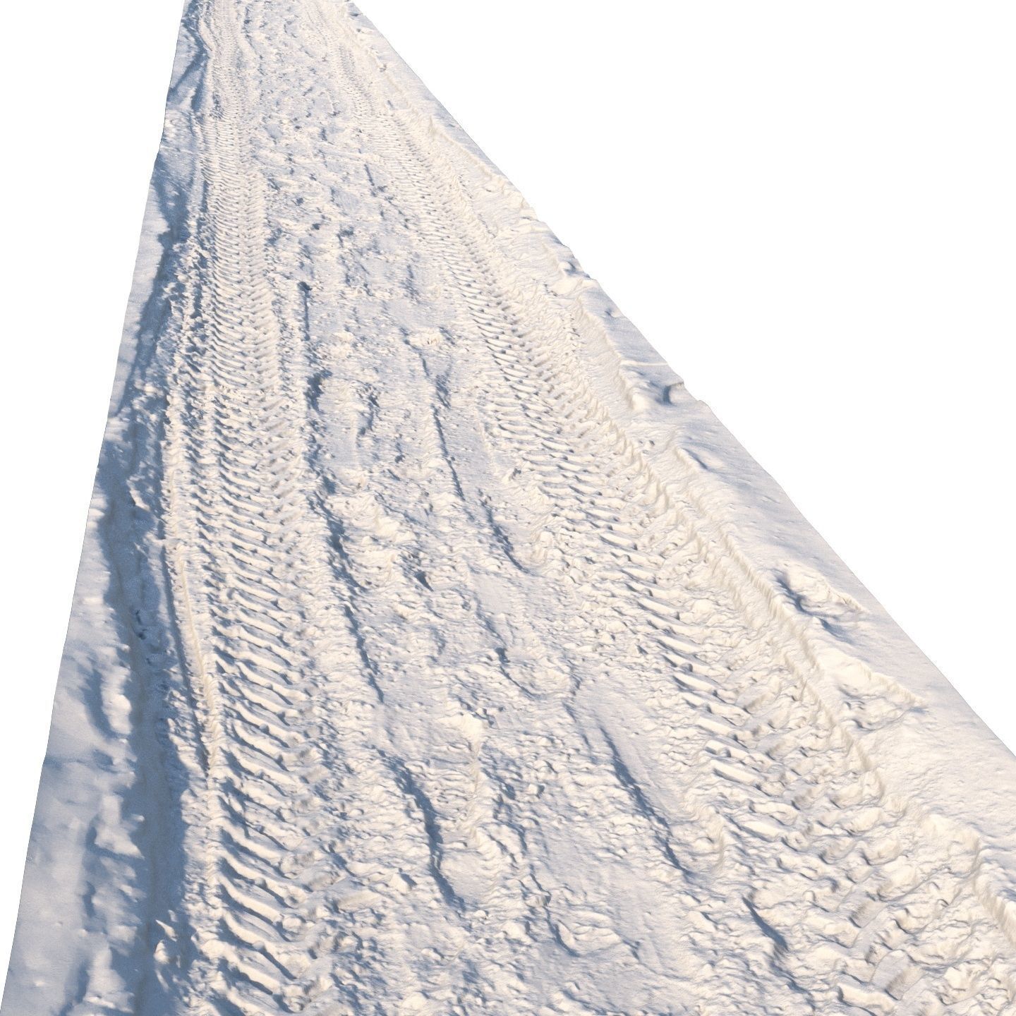 Winter ATV road 05 - 12 meters 3D model_3