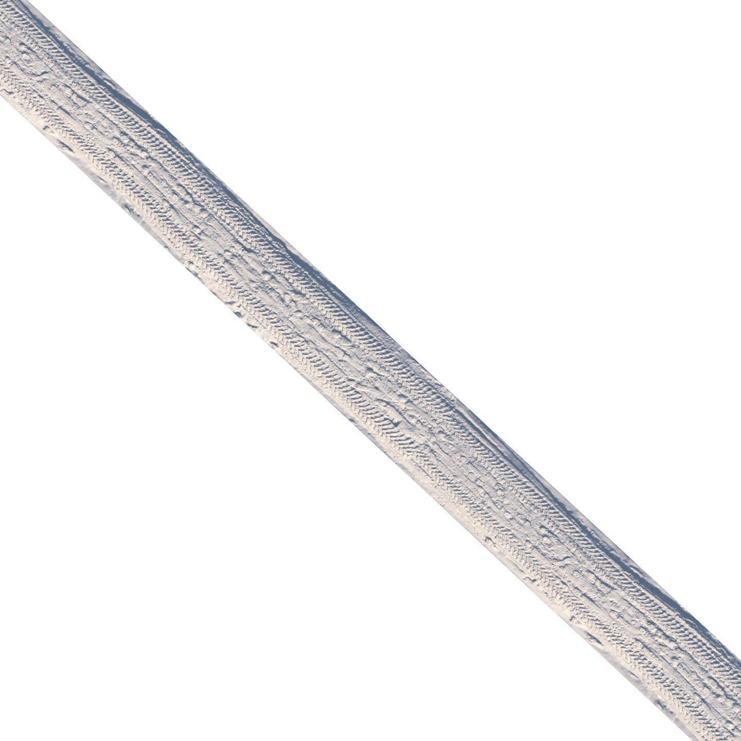 Winter ATV road 05 - 12 meters 3D model_6