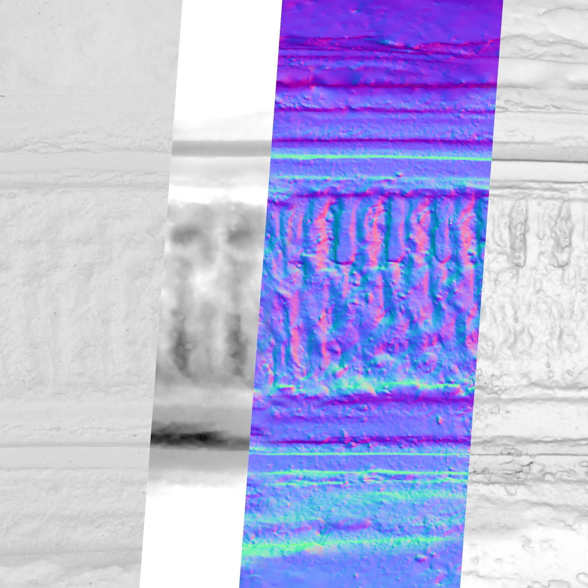 Winter snowmobile road 02 - 8 meters 3D model_9