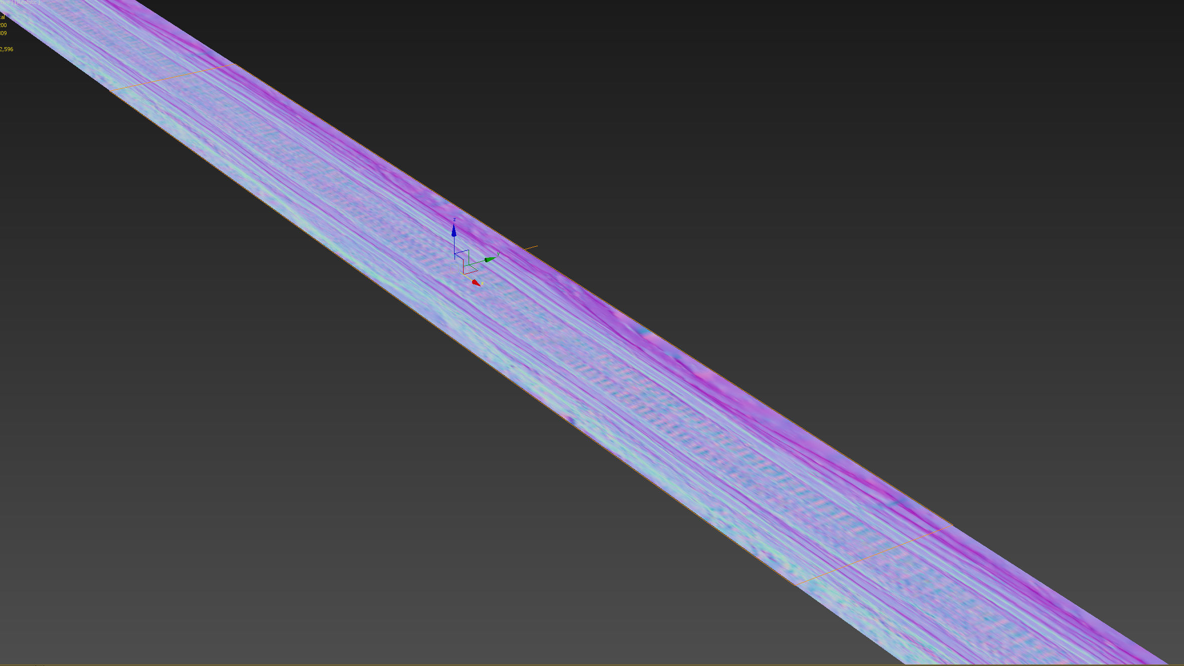 Winter snowmobile road 02 - 8 meters 3D model_8