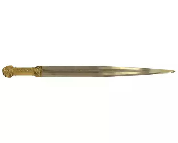 Ancient Ornate Sword for 3D Print 3D print model