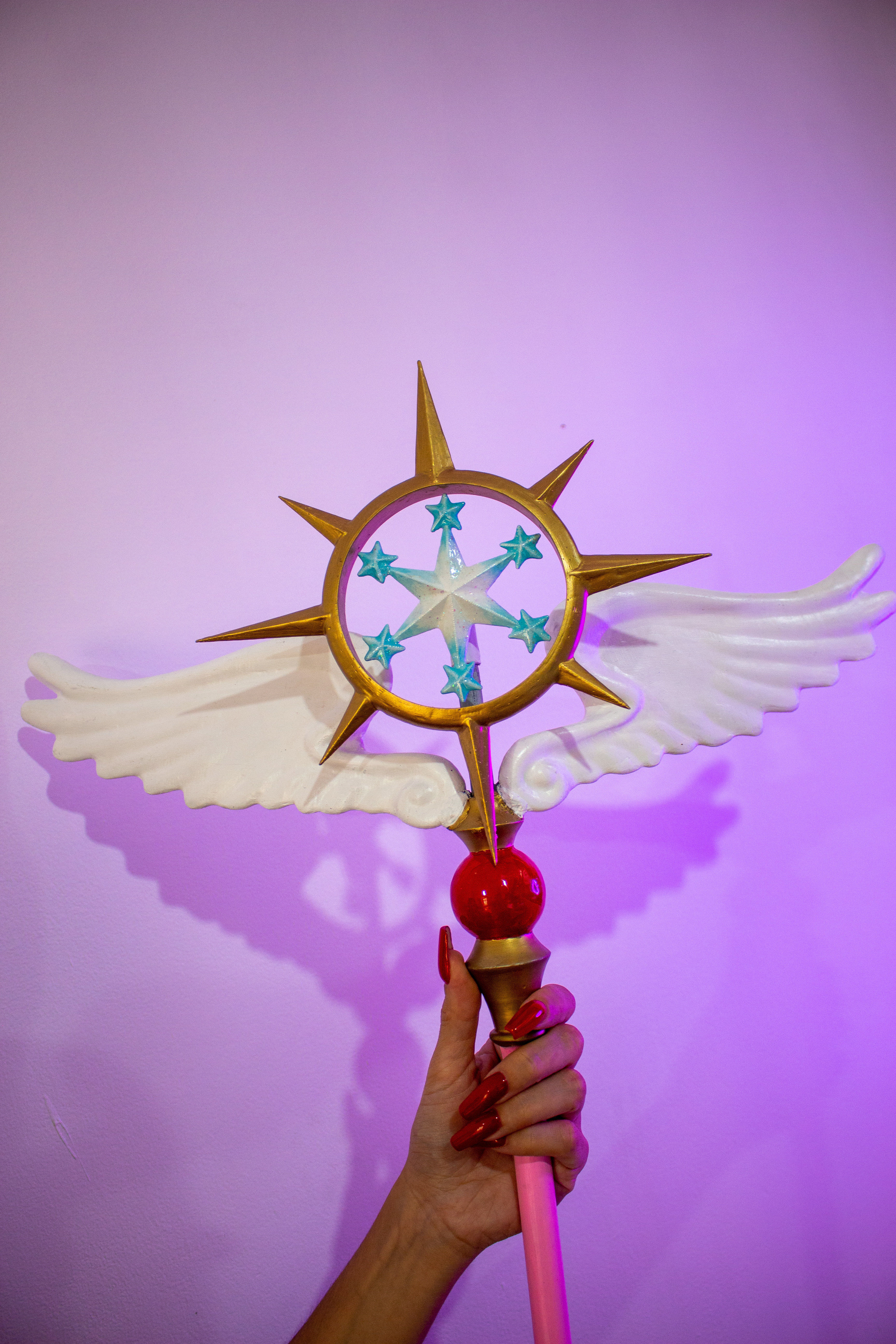 Sakura Card Captor cane prop cosplay 3D print model_2