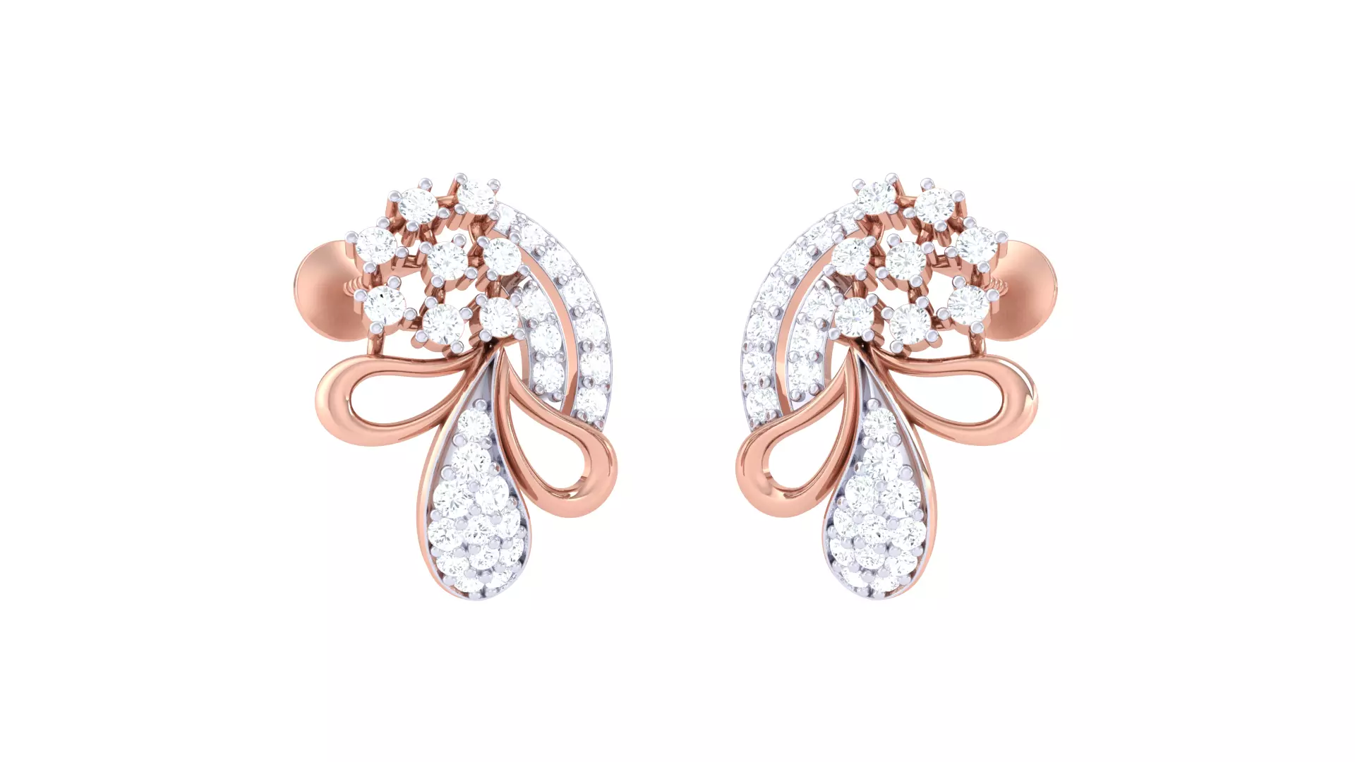 Women Long Earring 3dm STL OBJ FBX Renders Details 3D print model_0