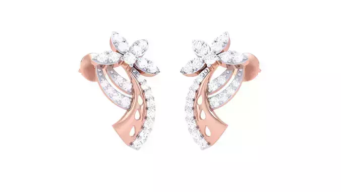 Women Long Earring 3dm STL OBJ FBX Renders Details 3D print model Women Long Earring 3dm STL OBJ FBX Renders Details 3D print model