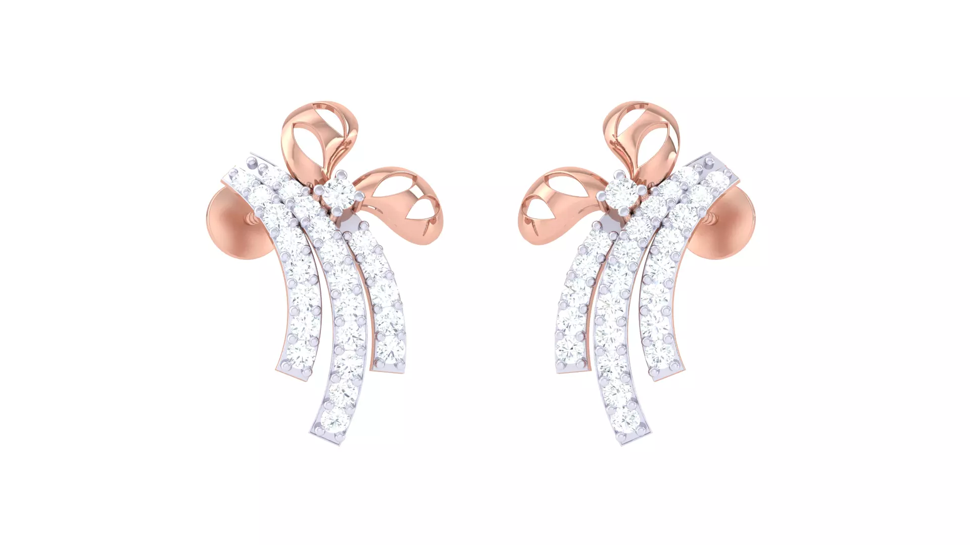 Women Long Earring 3dm STL OBJ FBX Renders Details 3D print model_0