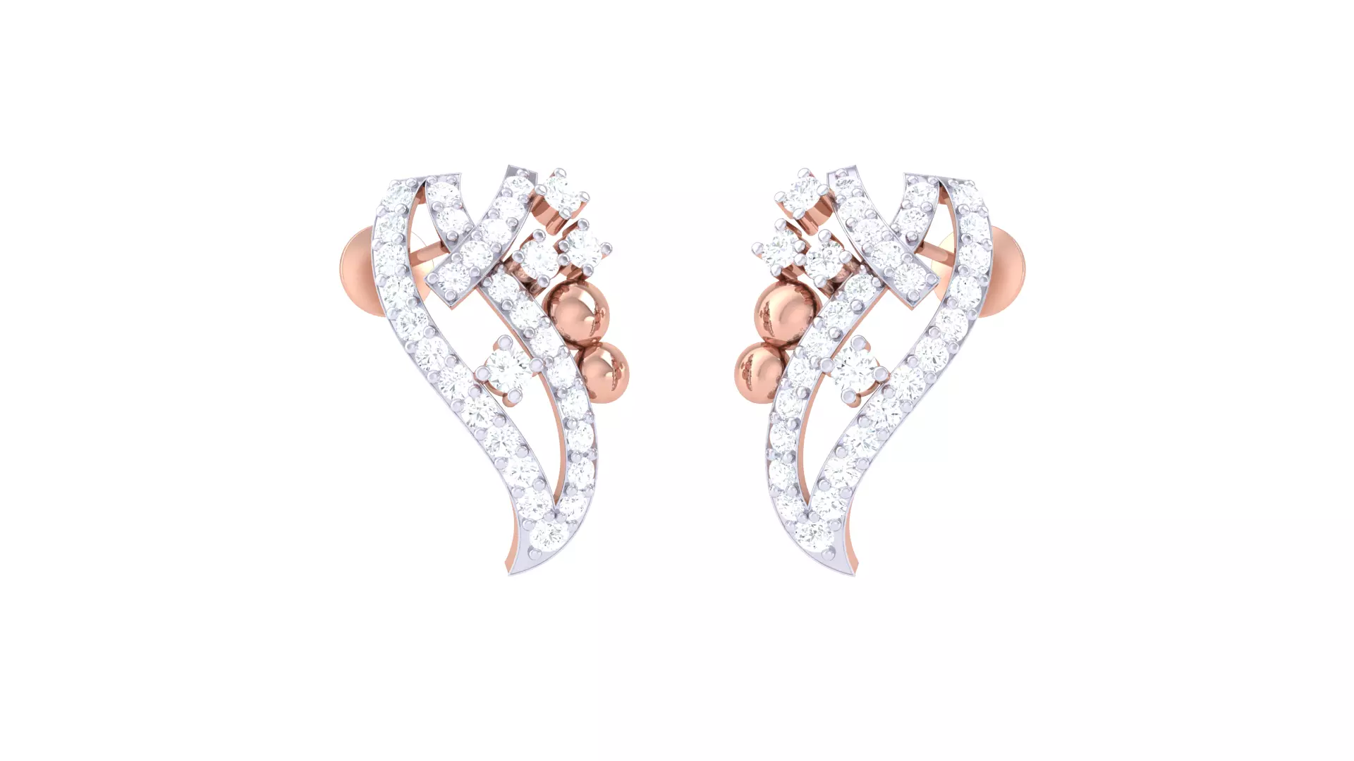 Women Long Earring 3dm STL OBJ FBX Renders Details 3D print model_0