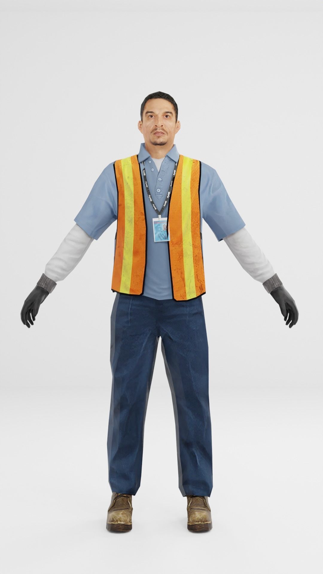 Worker Pack Low-poly 3D model Low-poly 3D model_6