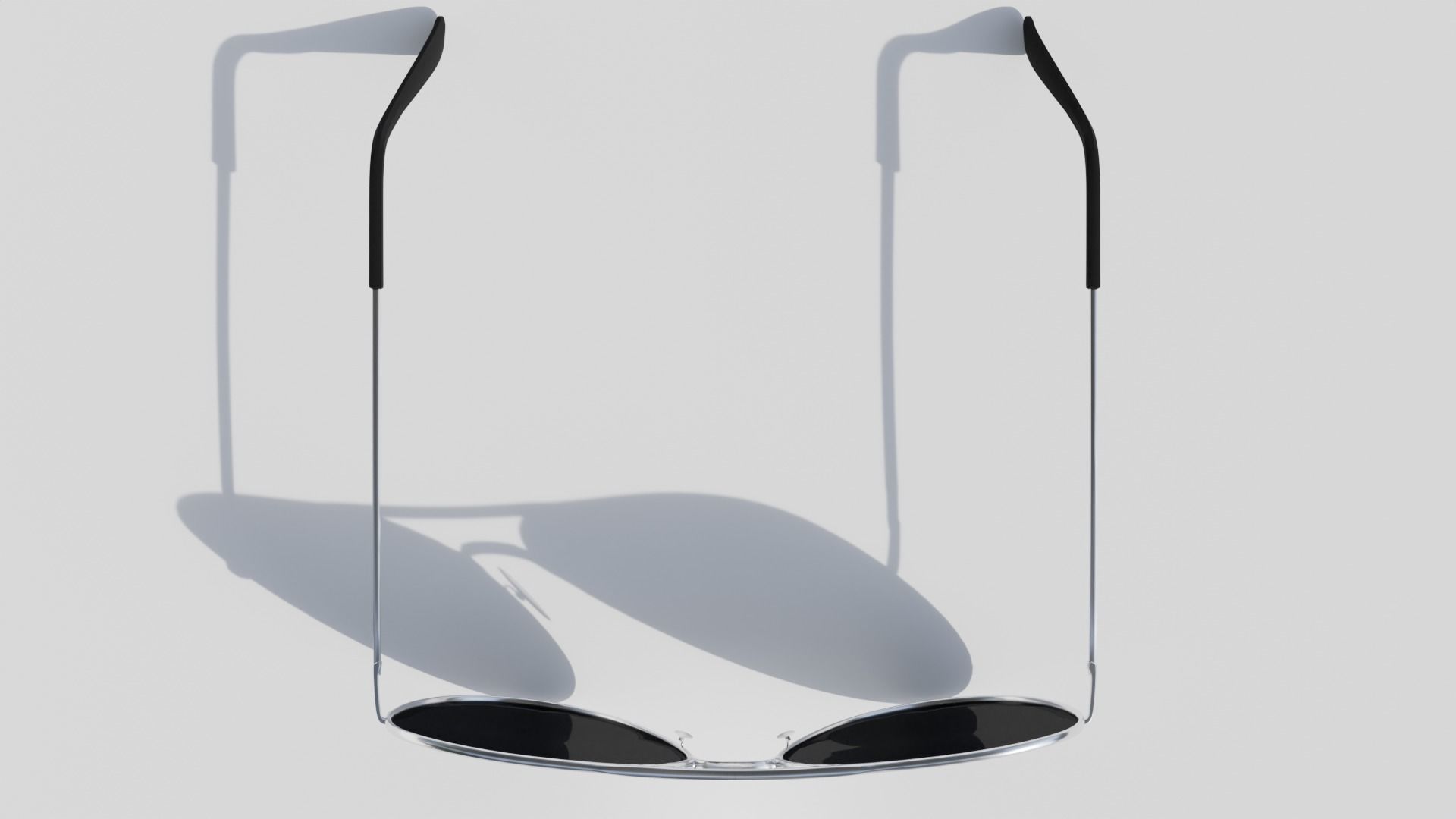 Aviators aviator sunglasses 3D model_4