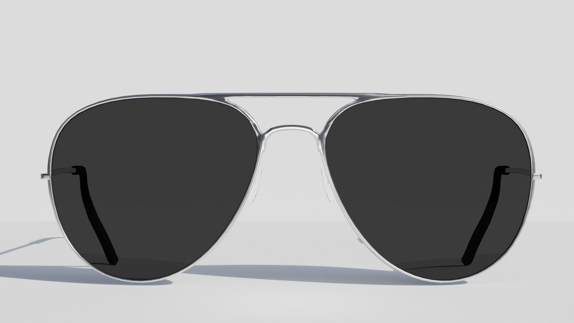 Aviators aviator sunglasses 3D model_2