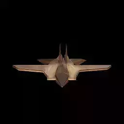F 22 Aircraft 3D Display Model