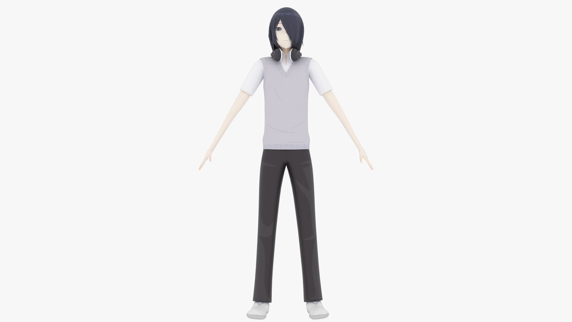 Ishigami Yu - Kaguya-sama Love is War 3D model_7