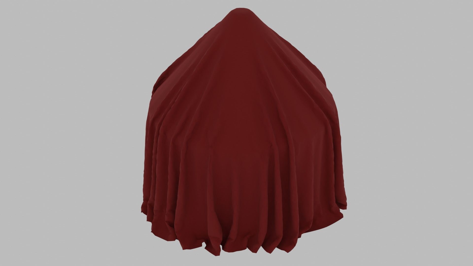 Camping Tent  Low-poly 3D model_3