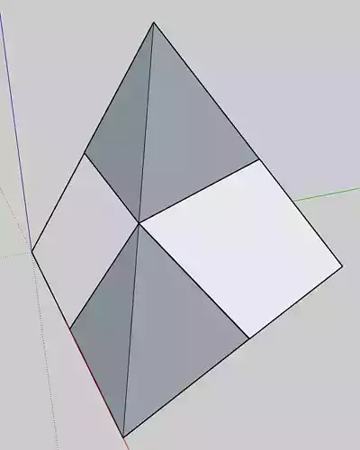 Tetrahedron 4 Piece Puzzle - 3D Print Model 3D print model