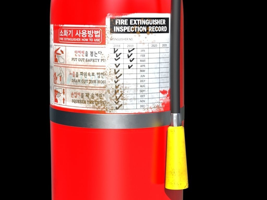 fire extinguisher 3D model_2