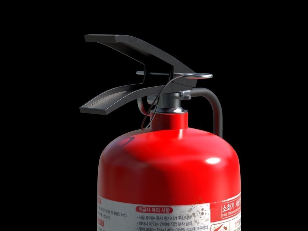 fire extinguisher 3D model_1