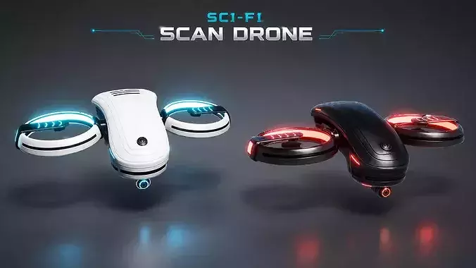 Sci Fi BiCopter Drone