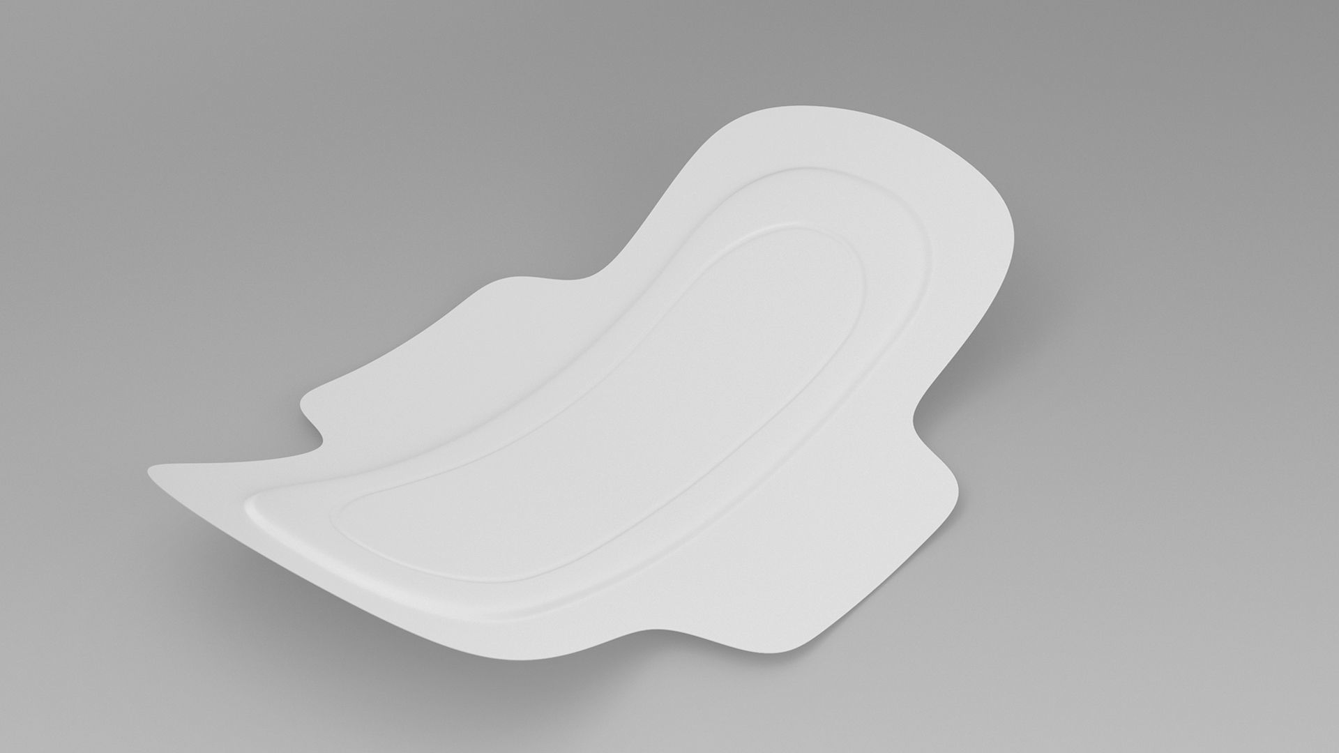 Sanitary Napkin Pad 3D model_7