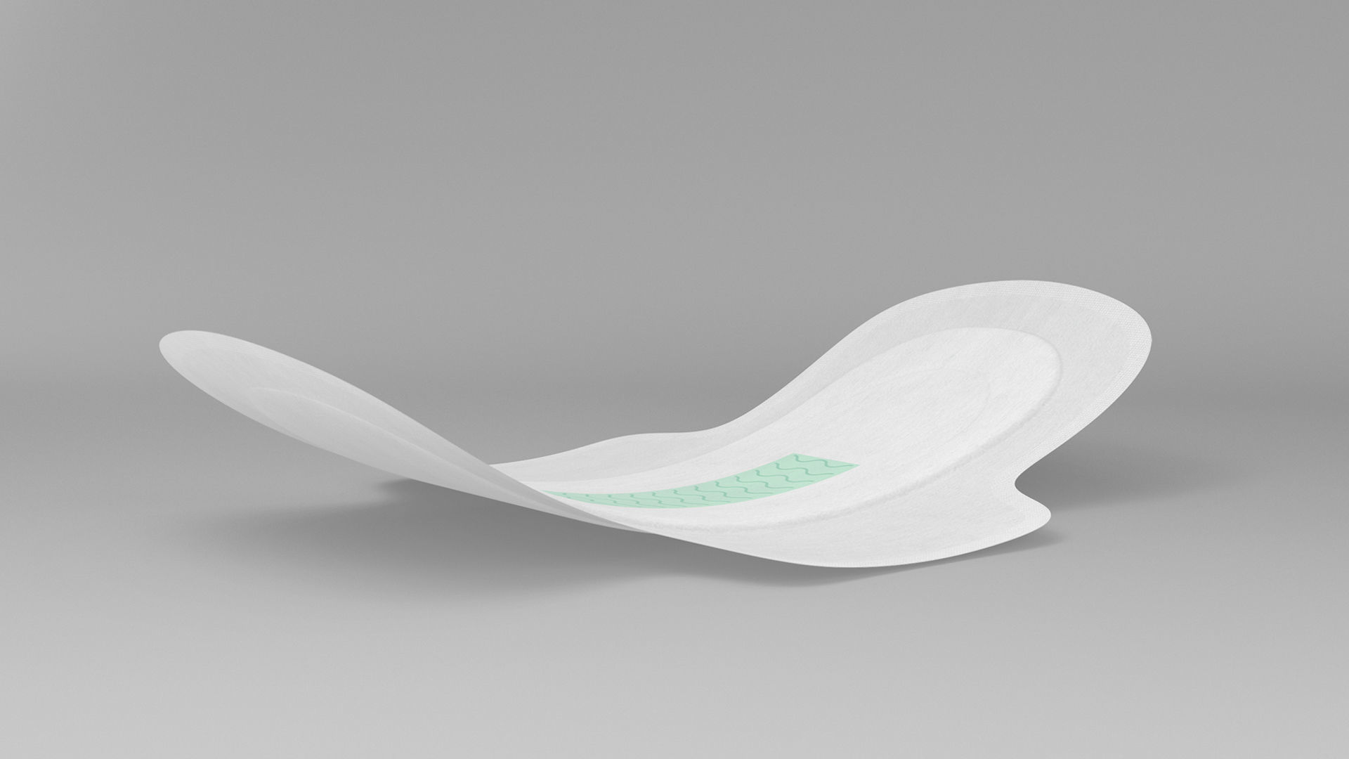 Sanitary Napkin Pad 3D model_1
