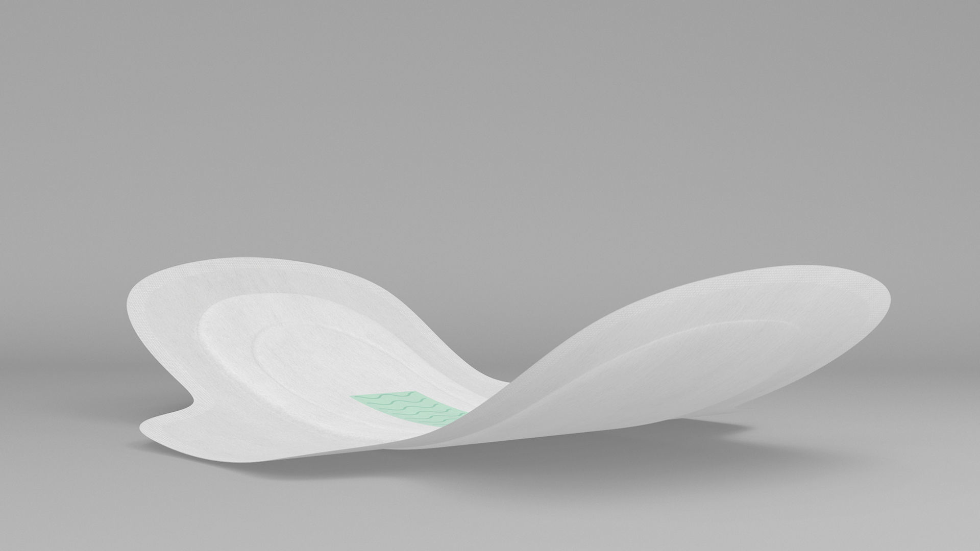 Sanitary Napkin Pad 3D model_4