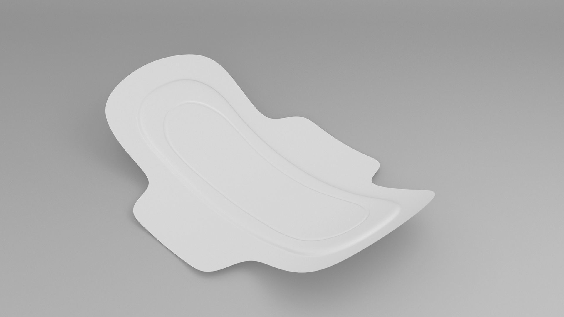 Sanitary Napkin Pad 3D model_5