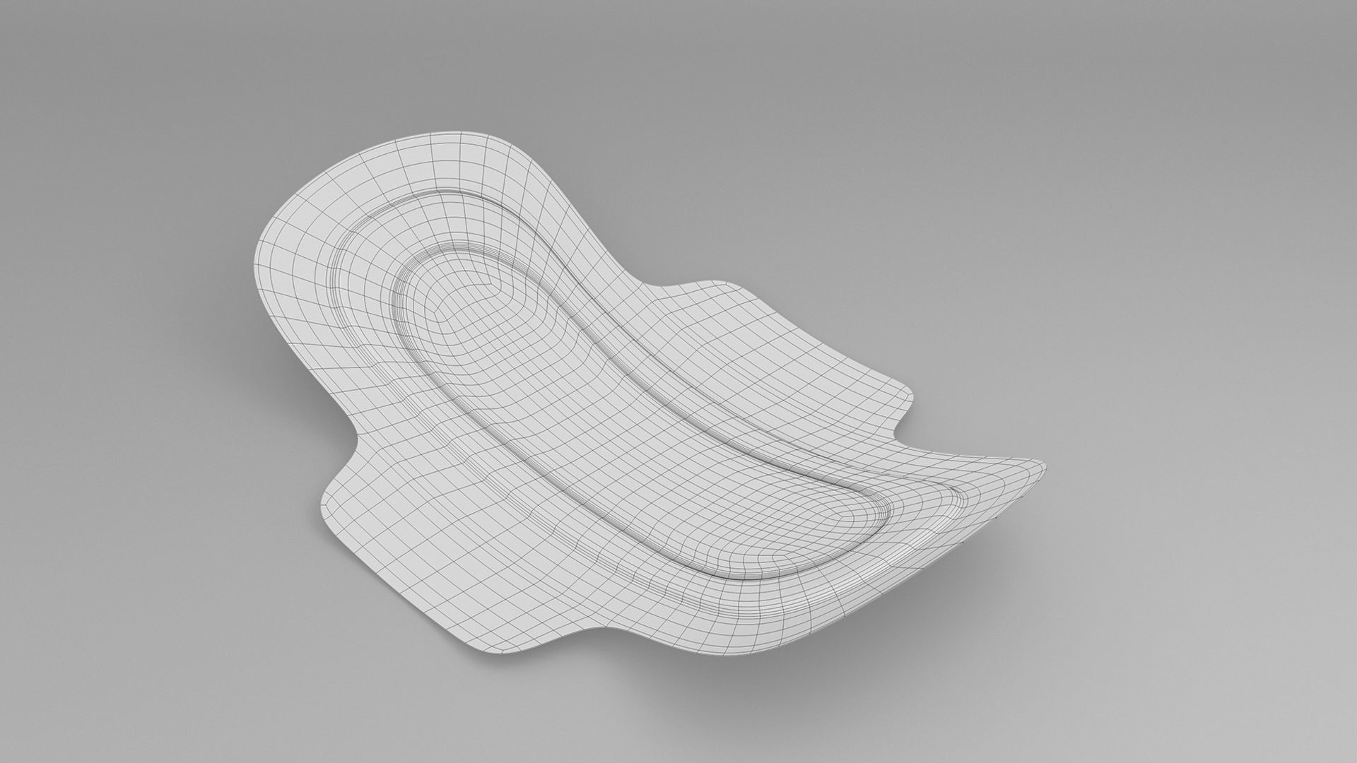 Sanitary Napkin Pad 3D model_10