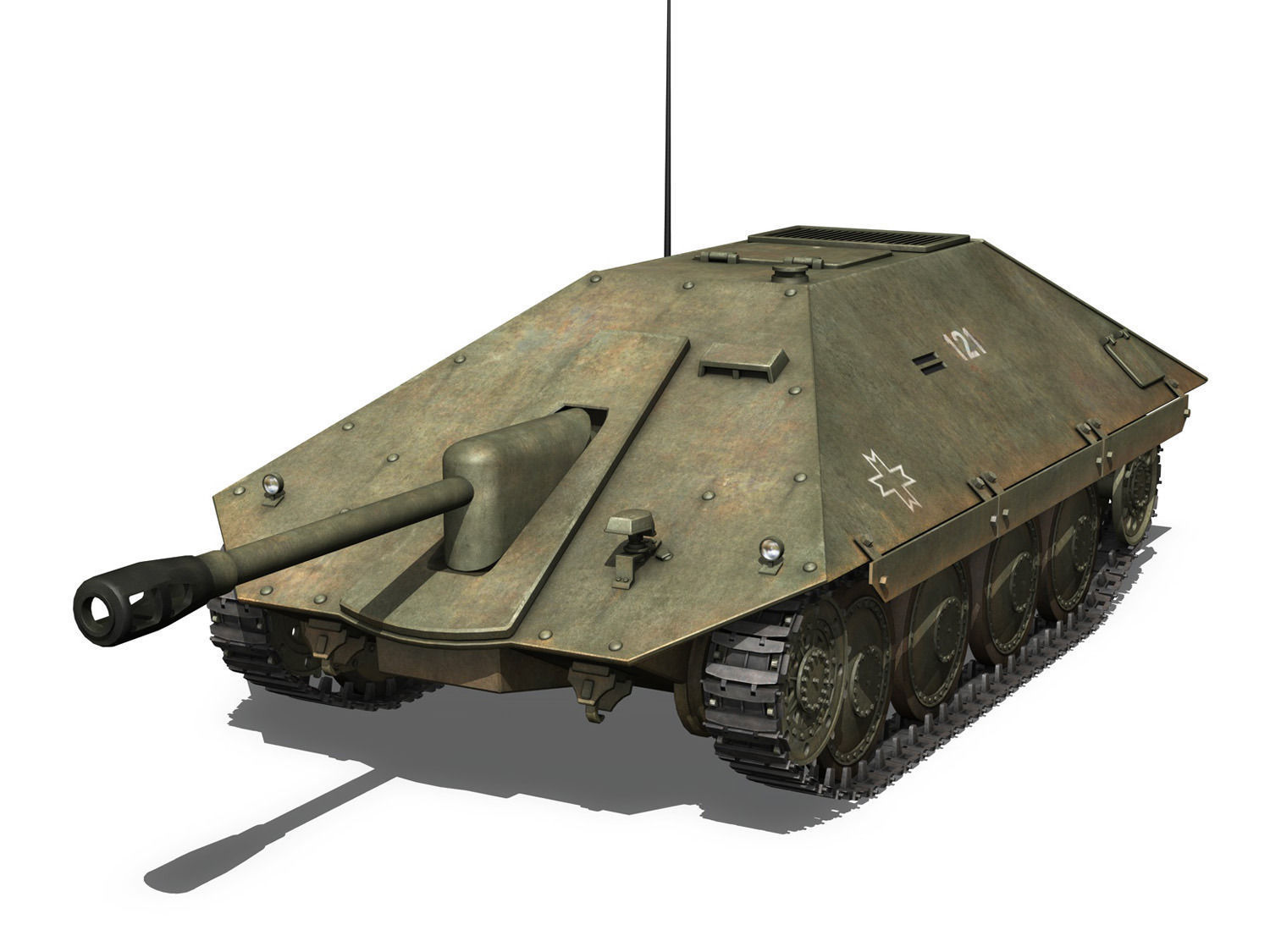 Maresal M-06 - Romanian tank hunter 3D model_1