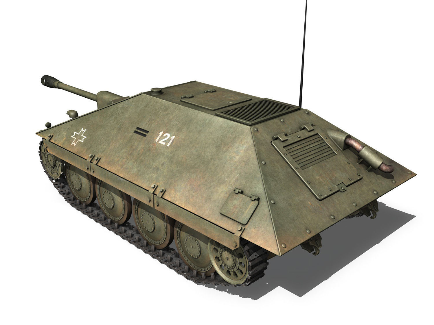 Maresal M-06 - Romanian tank hunter 3D model_3