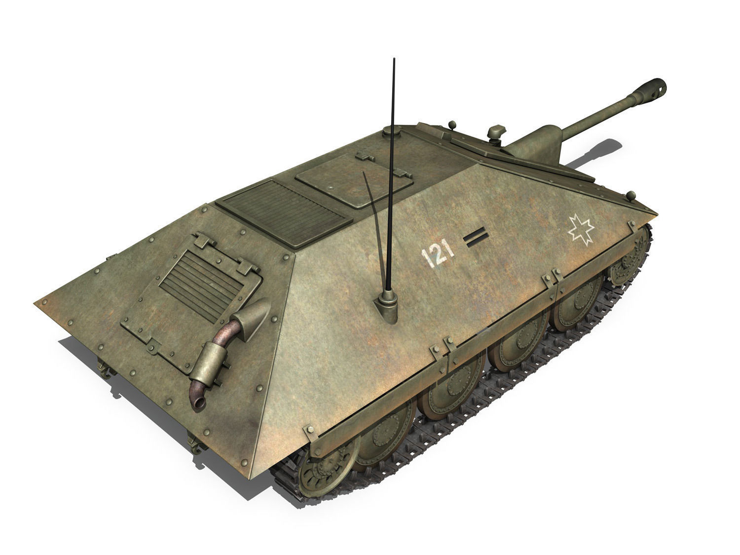Maresal M-06 - Romanian tank hunter 3D model_5